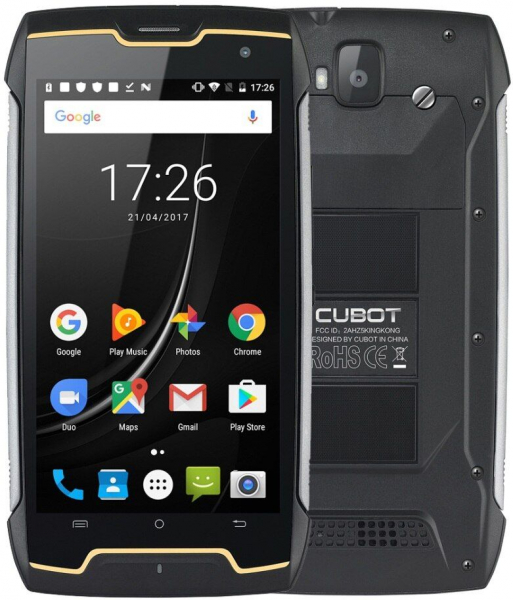 Telefon mobil Cubot King Kong, Waterproof IP68, Android 7.0, MT6580 QuadCore, 2GB RAM, 16GB ROM, 5.0 inch, 4400mAh, Dual SIM