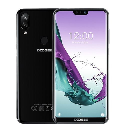 Telefon mobil Doogee N10, 4G, OctaCore, 3GB RAM, 32GB ROM, 5.84 inch FHD+, Android 8.1, 3360mAh, Dual SIM, Negru, Resigilat