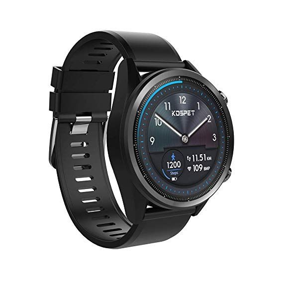 Smartwatch Kospet Hope, 4G, 3GB RAM, 32GB ROM, Bluetooth, Android 7.1.1, 1.39 inch, Waterproof IP67, MT6739