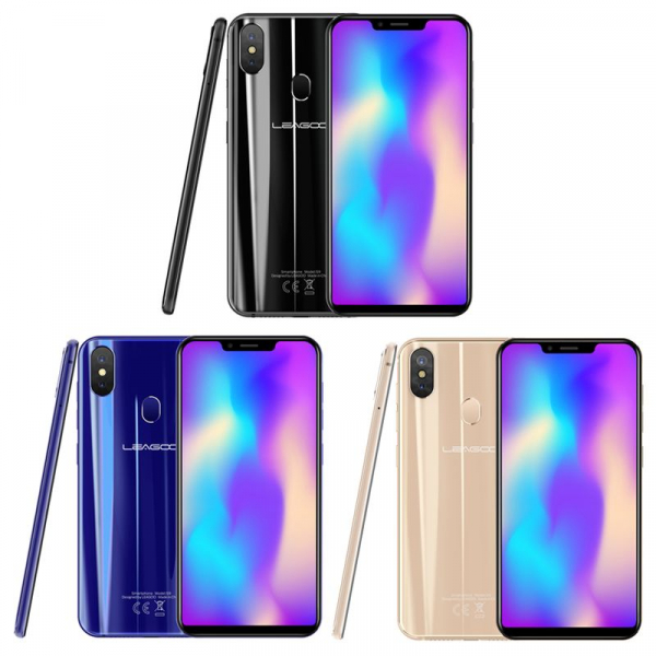 Telefon mobil Leagoo S9, 4G, 4GB RAM, 32GB ROM, Android 8.1, 5.85 inch HD+ IPS, MT6750 Octa Core, 3300mAh, Dual SIM