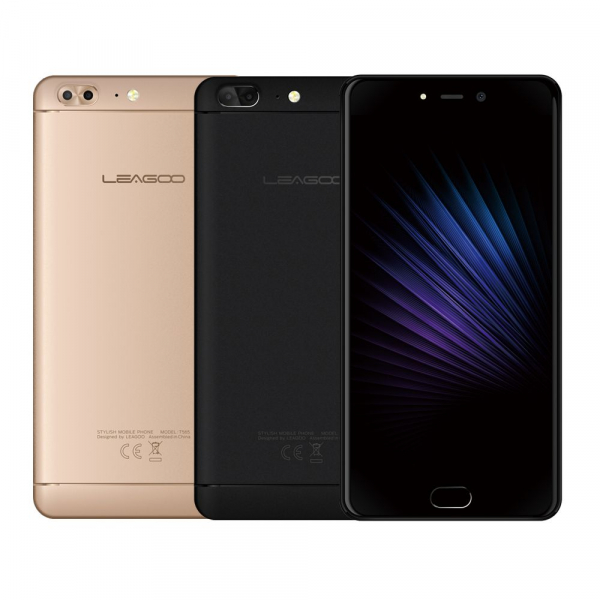 Telefon mobil Leagoo T5, 4GB RAM, 64GB ROM, Android 7.0, 5.5 inch FHD, MTK6750T OctaCore, 3000mAh, Amprenta, Dual SIM
