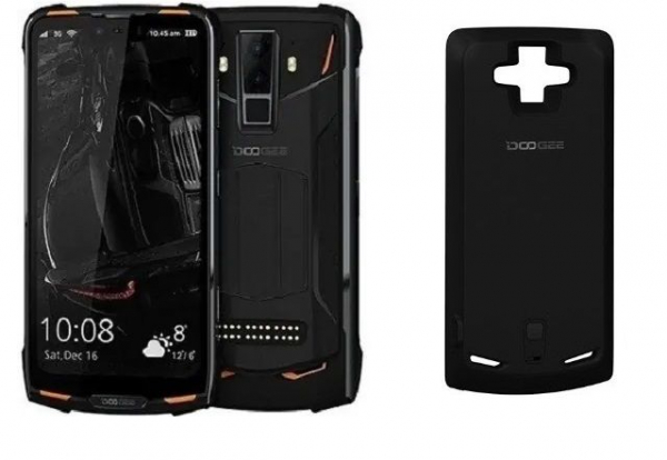 Pachet telefon mobil modular Doogee S90 Android 8.1 OctaCore 6GB RAM 128GB ROM Waterproof + Modul baterie 5000mAh