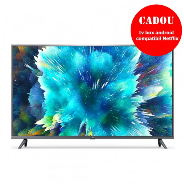 Smart TV Xiaomi Mi TV UHD 43 , 4K, Android 9.0, Amlogic T962, ARM Mali T-450, 2GB RAM, 8GB ROM, Wifi, Bluetooth, Global