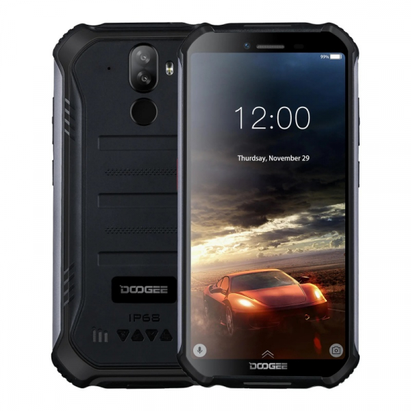 Telefon mobil Doogee S40 Pro, 4G, IPS 5.5 , 3GB RAM, 32GB ROM, MT6739 QuadCore, Android 9.0, Waterproof, 4650mAh, Dual SIM, Negru, Resigilat