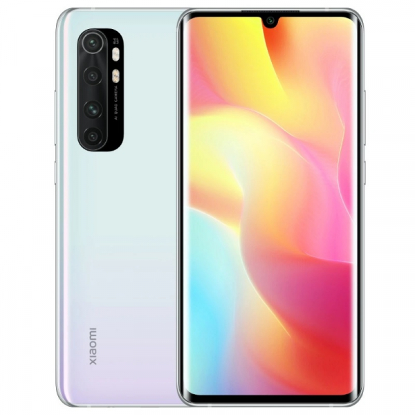 Telefon mobil Xiaomi Mi Note 10 Lite, 4G+, AMOLED 6.47inch, 6GB RAM, 128GB ROM, Android 10, Snapdragon 730G, 5260mAh, Dual SIM, Alb