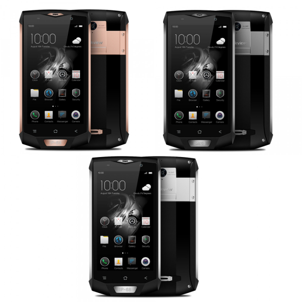 Telefon mobil Blackview BV8000 Pro, 4G, 5 inch FHD, Waterproof, MT6757 OctaCore, 6GB RAM, 64GB ROM, Incarcare rapida, NFC, Dual SIM