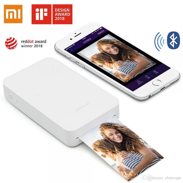 Imprimanta foto portabila Xiaomi XPrint, Wireless, Bluetooth, AR, NFC, 650 mAh