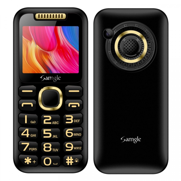 Telefon mobil Samgle Halo, 3G, TFT 2.0 , 64MB RAM, 128MB ROM, Camera 0.08MP, Bluetooth, Radio FM, 1900mAh, Dual SIM, Negru