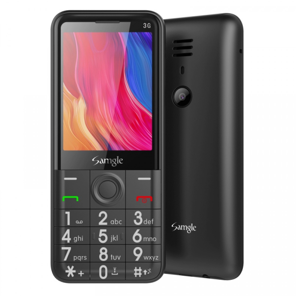 Telefon mobil Samgle Flash 3G, Ecran 2.8 inch, Bluetooth, Digi 3G, Camera, Slot Card, Radio FM, Internet, DualSim, Negru, Resigilat